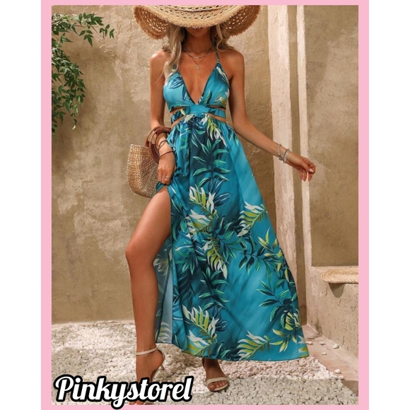 Maxi Breezaya Leaf Dress - Picture 2 of 6